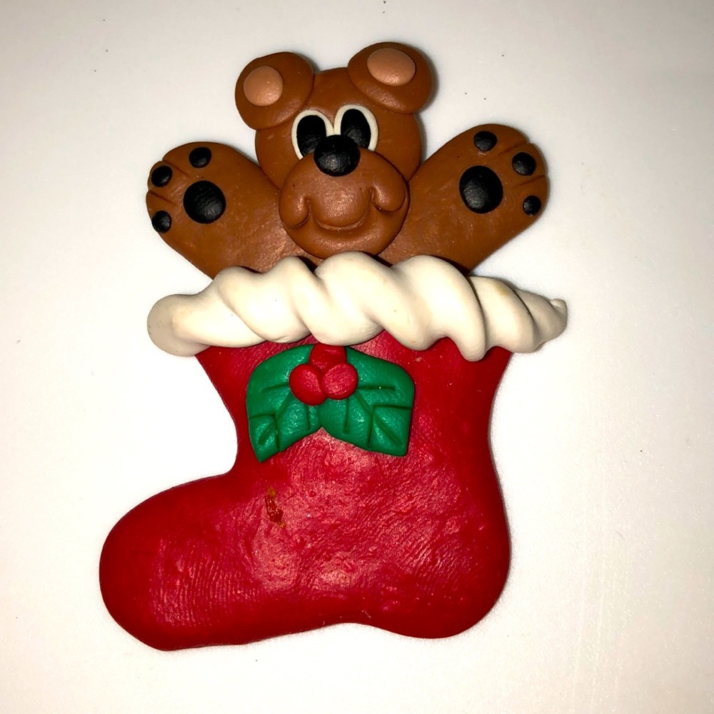 🔴 Xmas 🐻 Hug Pin 🟢 Necklace